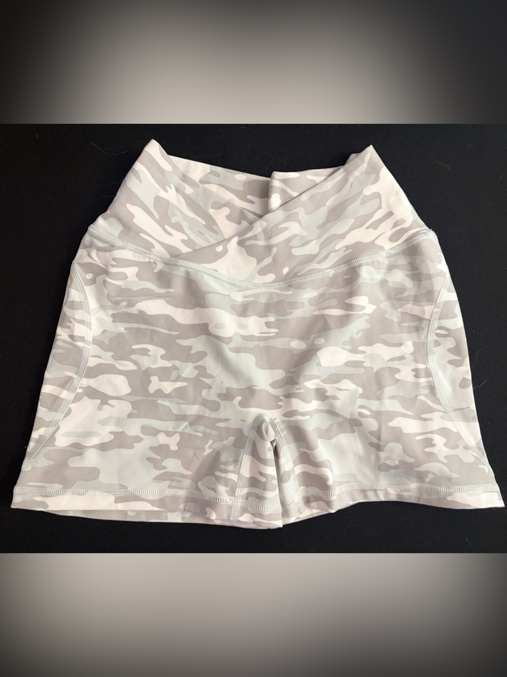 Alphalete White Camo Workout Shorts